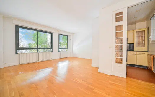 photo 1 séjour avec entrée cuisine acheter mirabeau c21 paris 16 auteuil seine